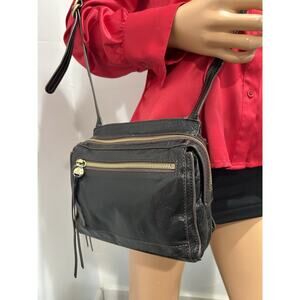 hobo crossbody bag 100% Leather Coffee Brown